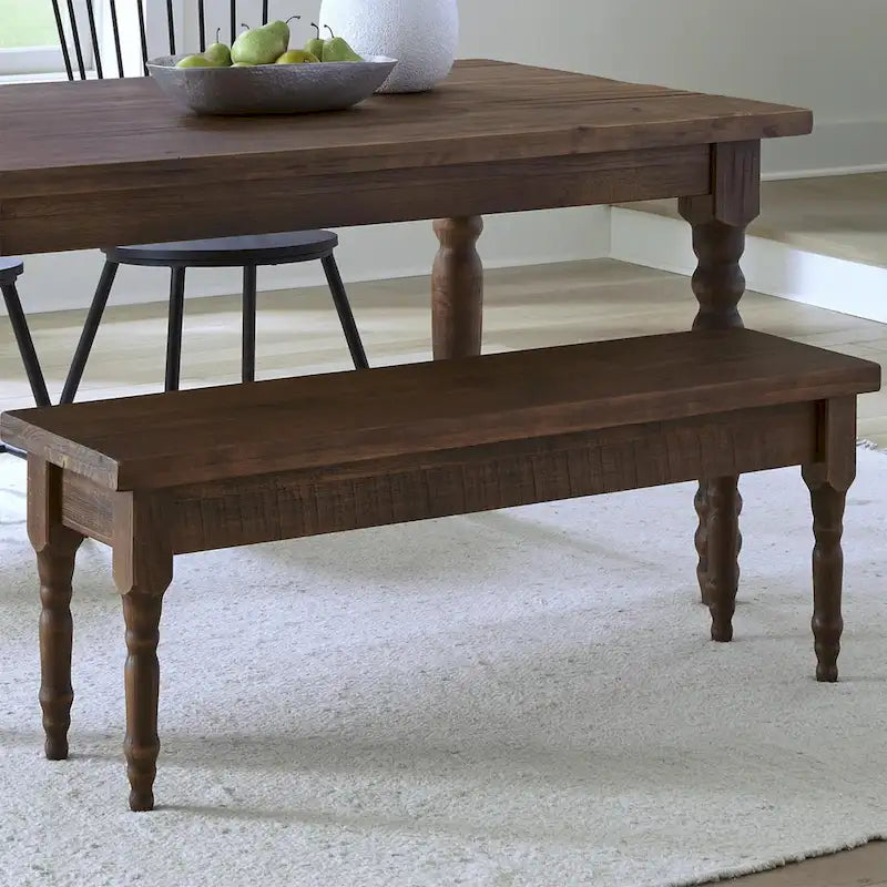 Banc de salle à manger en bois massif Grain Wood Furniture Valerie