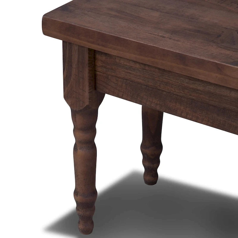 Banc de salle à manger en bois massif Grain Wood Furniture Valerie