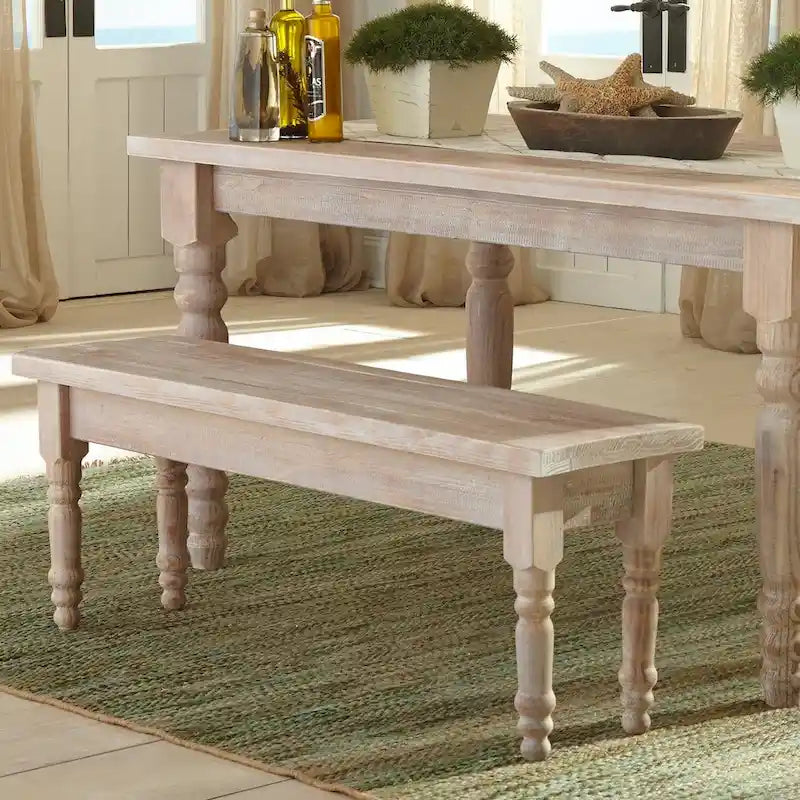 Banc de salle à manger en bois massif Grain Wood Furniture Valerie