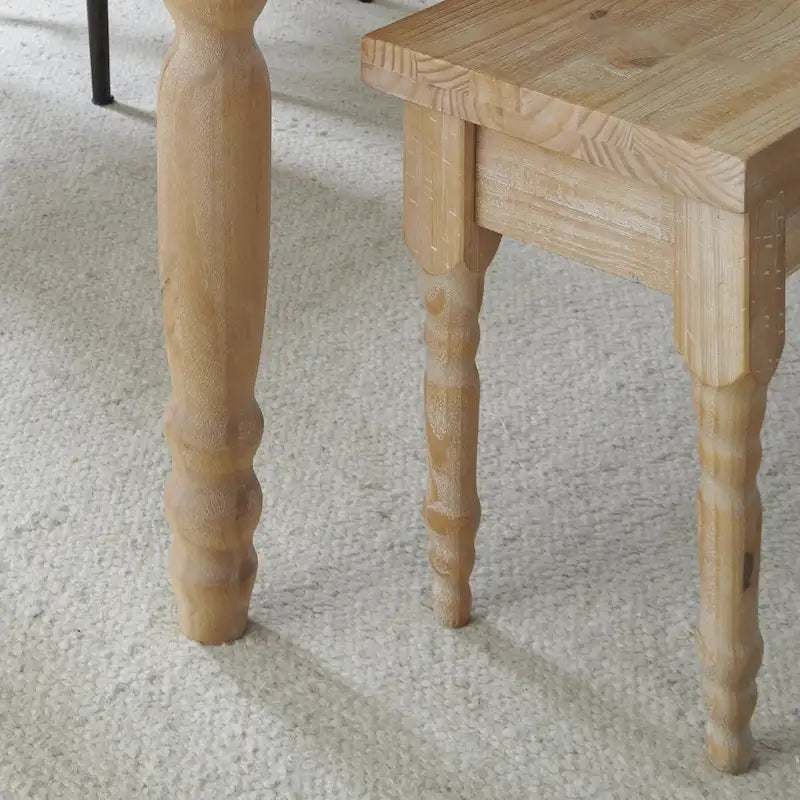Banc de salle à manger en bois massif Grain Wood Furniture Valerie