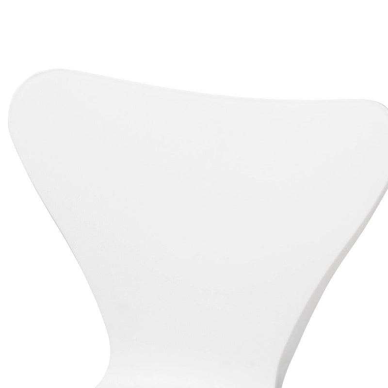 Ensemble de 4 chaises de salle à manger Jaden Modernes et Contemporaines en plastique et métal