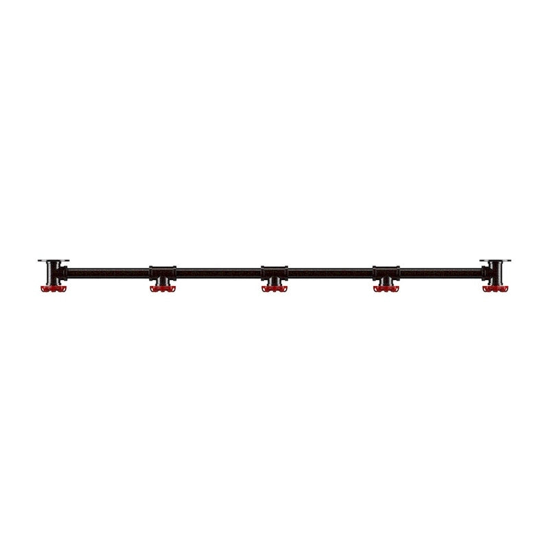 Porte-manteau mural noir Cambria Industrial Sand par Furniture of America