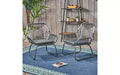 Patio Club Chairs Set Of 2, Outdoor Woven Rope Club Chairs With Steel Frame, Dining Chairs With Water Resistant Cushion For Garden, Backyard