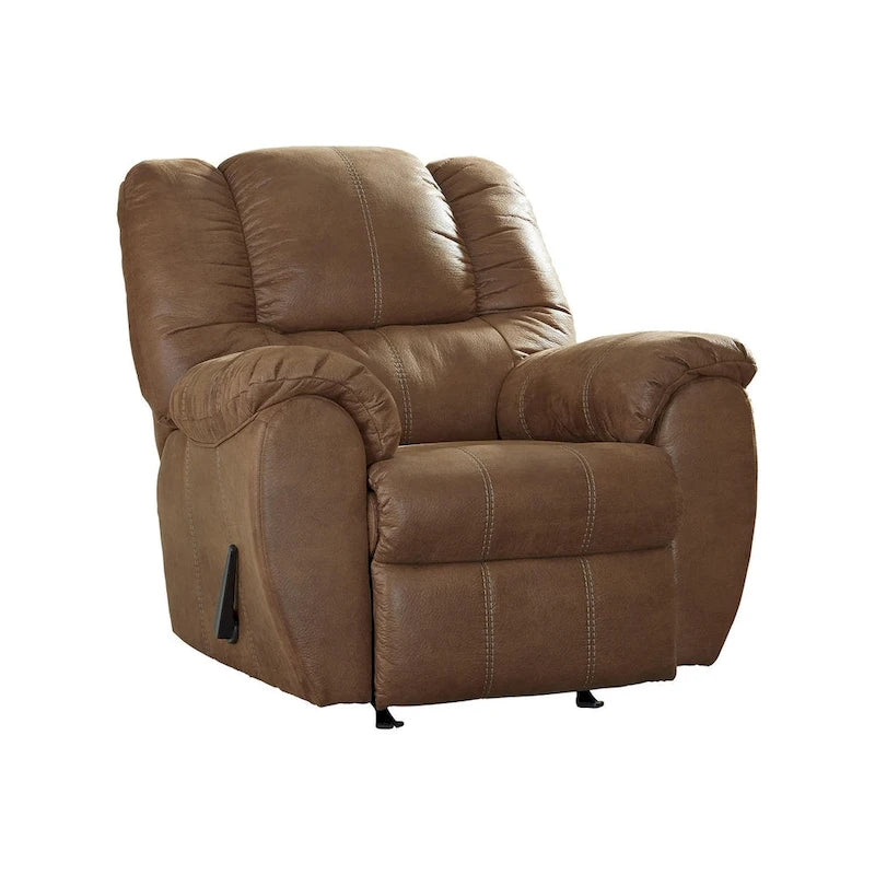 Fauteuil inclinable contemporain McGann de couleur marron