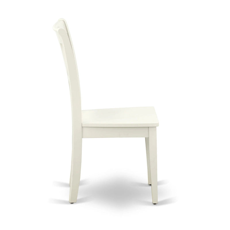 Ensemble de salle à manger East West Furniture - une table de cuisine rectangulaire et des chaises de dînette, blanc lin (option de pièces)