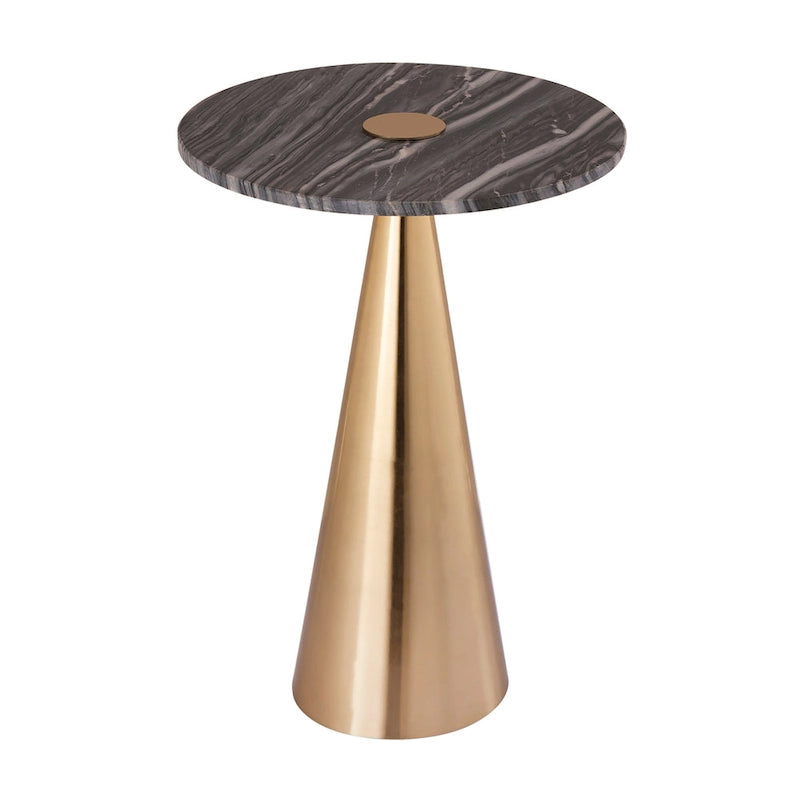 Table d'appoint Addyson en marbre - 40,6 cm L x 40,6 cm P x 55,9 cm H