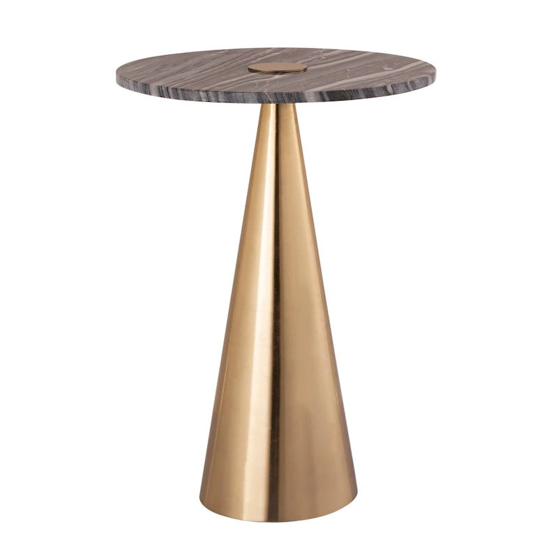 Table d'appoint Addyson en marbre - 40,6 cm L x 40,6 cm P x 55,9 cm H