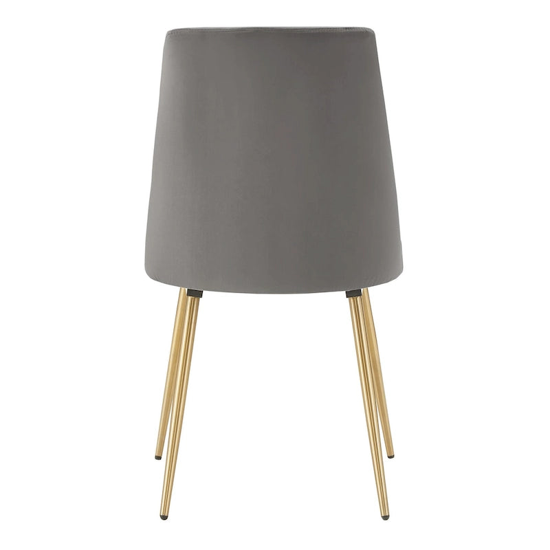 Ensemble de table à manger ronde Saki 43 po en faux marbre par iNSPIRE Q Modern
