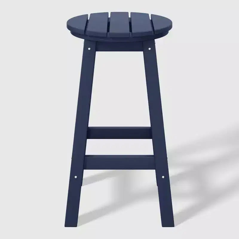 WestinTrends Malibu 24 Tabouret de comptoir rond sans dossier en polyéthylène haute densité résistant aux intempéries (lot de 2)