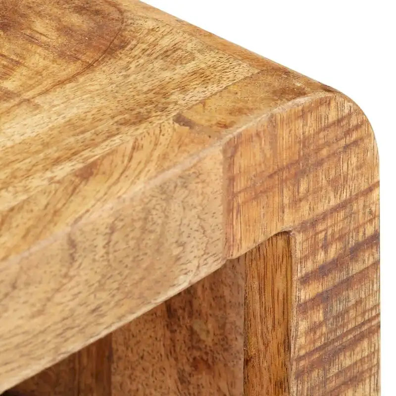 vidaXL Table de chevet/d'appoint avec pieds en bois massif pour chambre à coucher - 30 x 30 x 41 cm