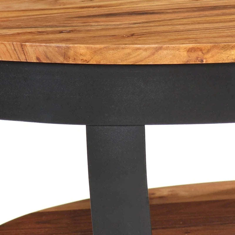 vidaXL Table basse 65x65x32 cm Bois d'acacia massif