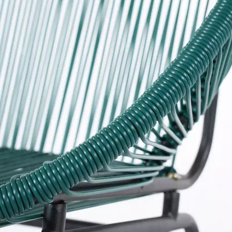 Christopher Knight Home Nusa Chaises de club Acapulco en rotin et métal tressé pour l'extérieur (lot de 2)