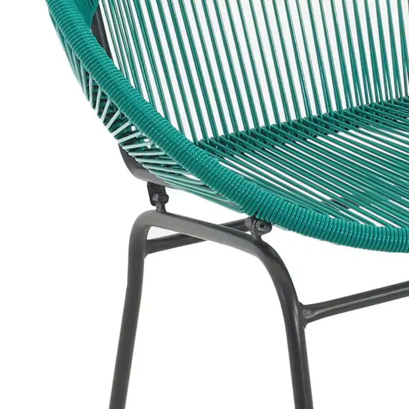 Christopher Knight Home Nusa Chaises de club Acapulco en rotin et métal tressé pour l'extérieur (lot de 2)