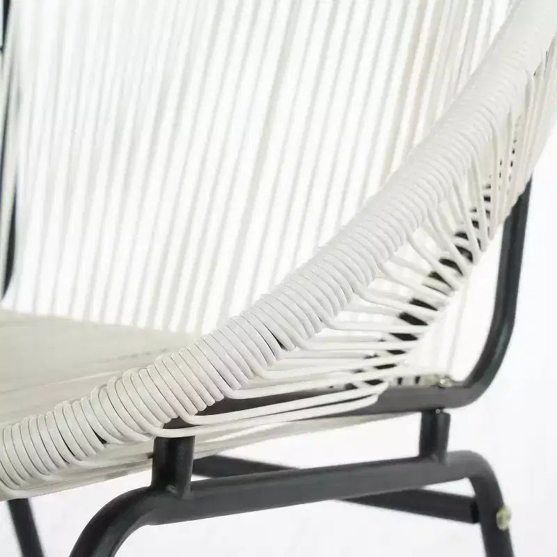 Christopher Knight Home Nusa Chaises de club Acapulco en rotin et métal tressé pour l'extérieur (lot de 2)