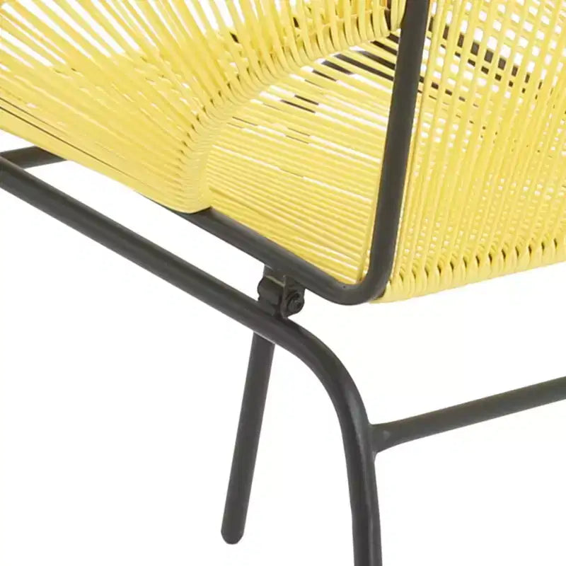 Christopher Knight Home Nusa Chaises de club Acapulco en rotin et métal tressé pour l'extérieur (lot de 2)