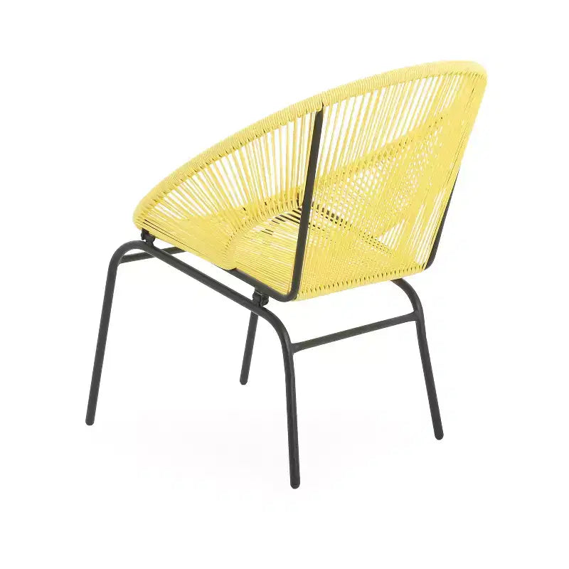 Christopher Knight Home Nusa Chaises de club Acapulco en rotin et métal tressé pour l'extérieur (lot de 2)