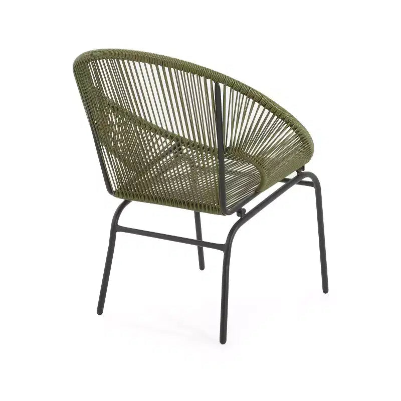 Christopher Knight Home Nusa Chaises de club Acapulco en rotin et métal tressé pour l'extérieur (lot de 2)