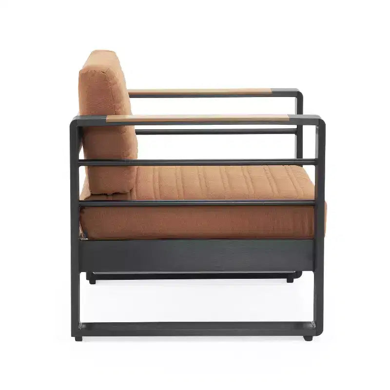 Christopher Knight Home Giovanna Chaises de jardin en aluminium et en faux bois (Lot de 2)