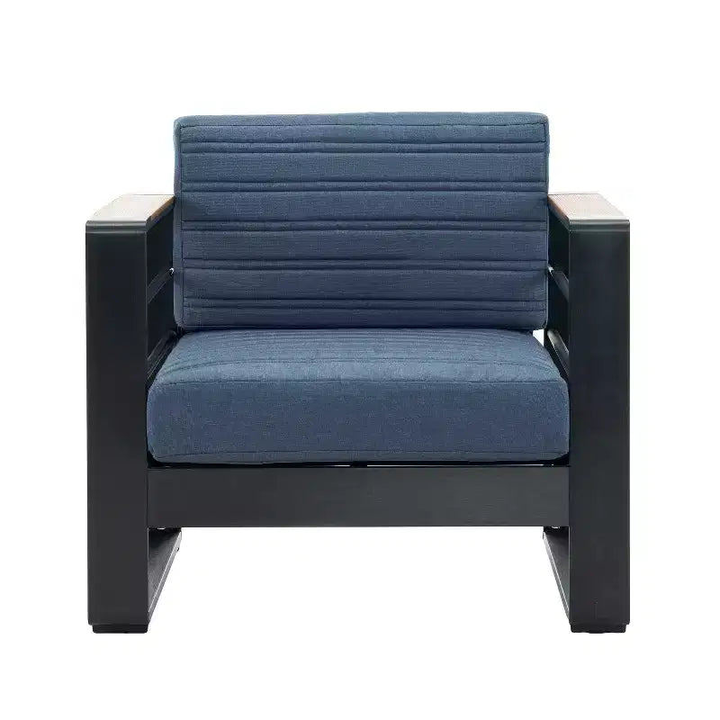 Christopher Knight Home Giovanna Chaises de jardin en aluminium et en faux bois (Lot de 2)