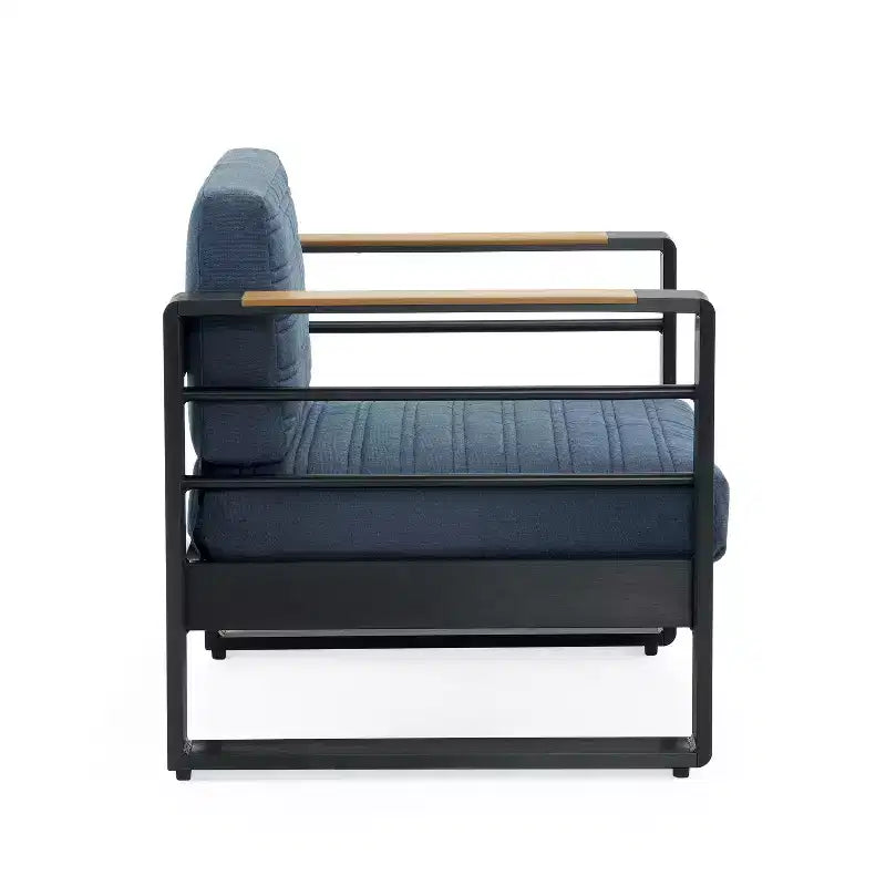 Christopher Knight Home Giovanna Chaises de jardin en aluminium et en faux bois (Lot de 2)
