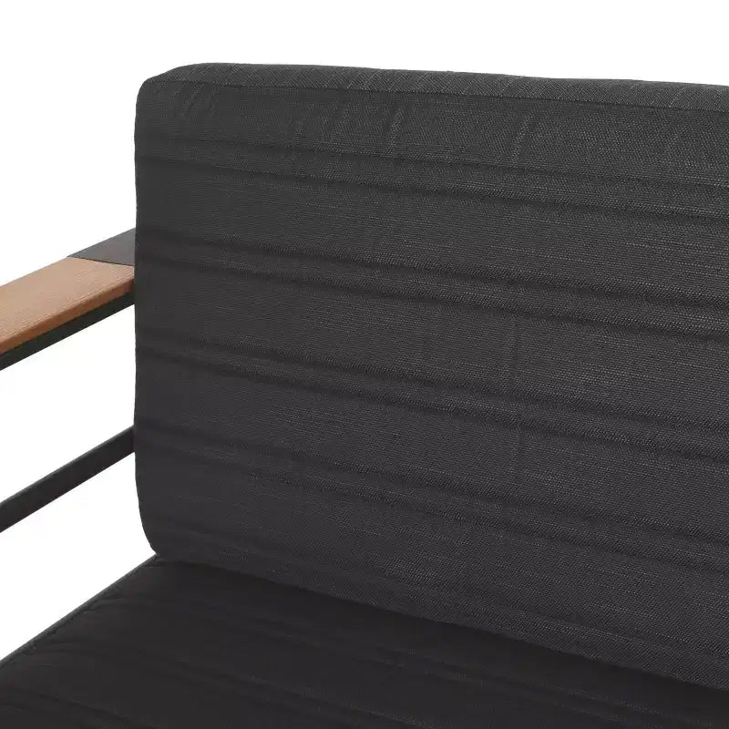 Fauteuil de jardin Christopher Knight Home Giovanna en aluminium et faux bois