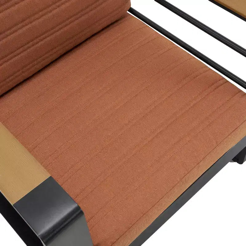 Fauteuil de jardin Christopher Knight Home Giovanna en aluminium et faux bois