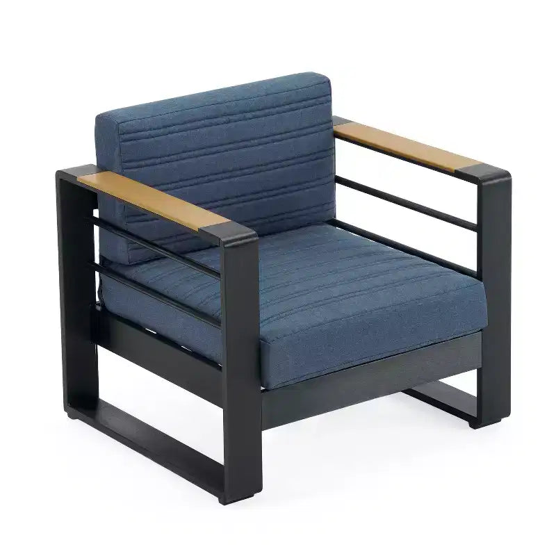 Fauteuil de jardin Christopher Knight Home Giovanna en aluminium et faux bois