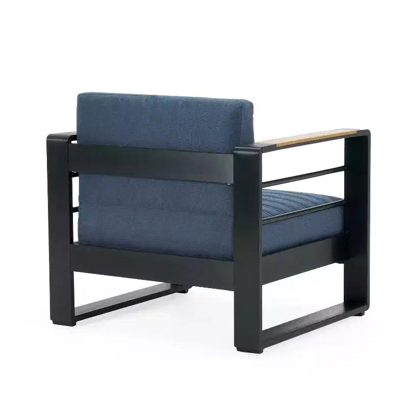 Fauteuil de jardin Christopher Knight Home Giovanna en aluminium et faux bois