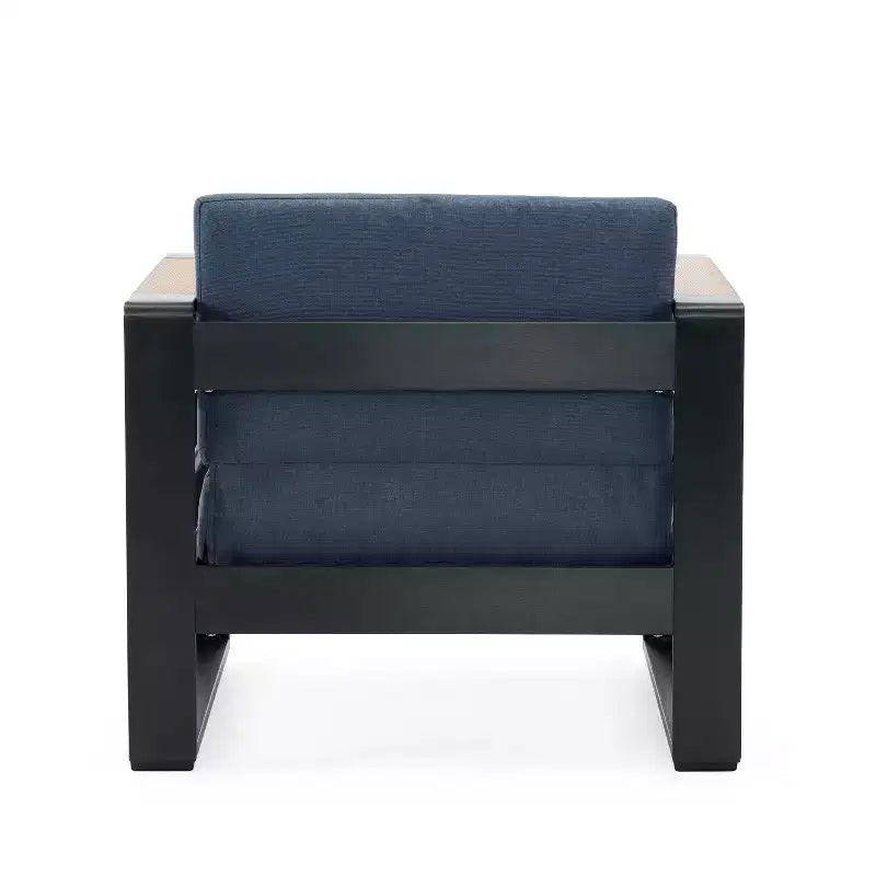Fauteuil de jardin Christopher Knight Home Giovanna en aluminium et faux bois