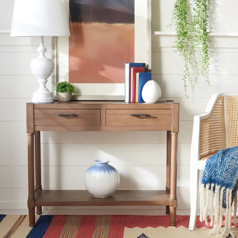 SAFAVIEH Phillis - Console à 2 tiroirs - 35.5 L x 13 P x 29.5 H - 36Lx13Px30H