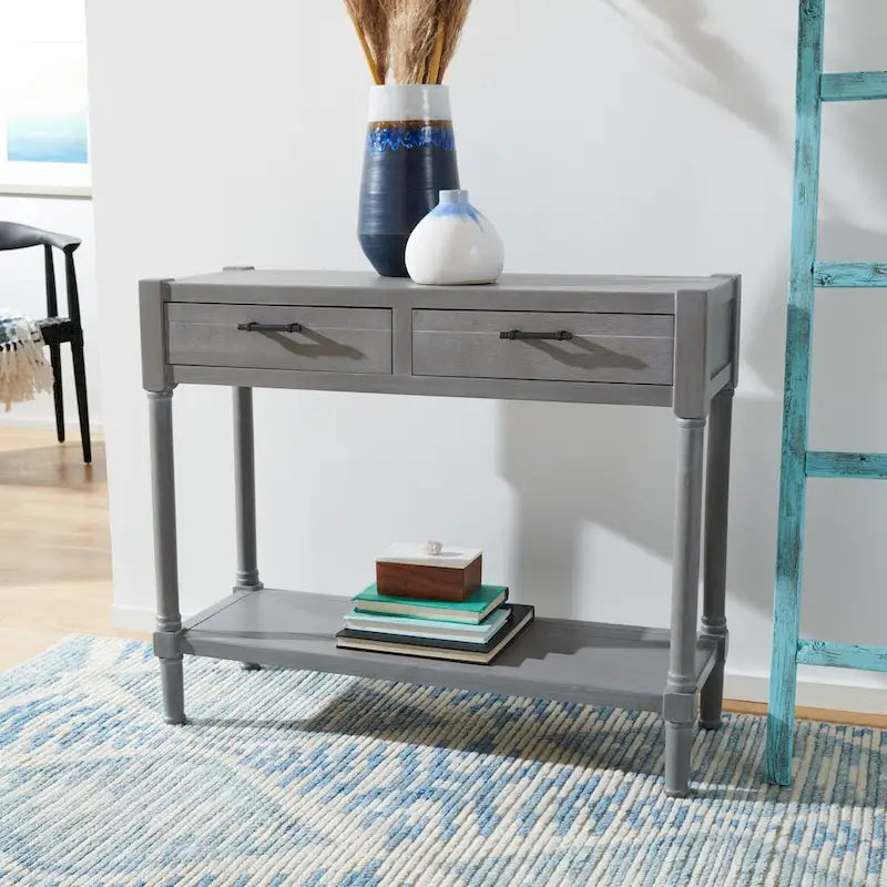SAFAVIEH Phillis - Console à 2 tiroirs - 35.5 L x 13 P x 29.5 H - 36Lx13Px30H
