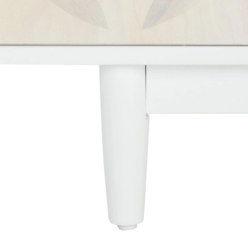 Meuble TV à 3 étagères à motifs SAFAVIEH Krysta - 54 L x 15 P x 22 H - 54Lx15Px22H