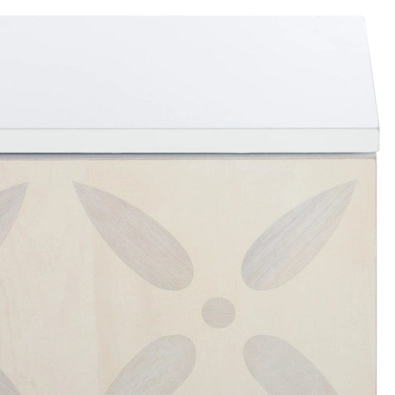 Meuble TV à 3 étagères à motifs SAFAVIEH Krysta - 54 L x 15 P x 22 H - 54Lx15Px22H