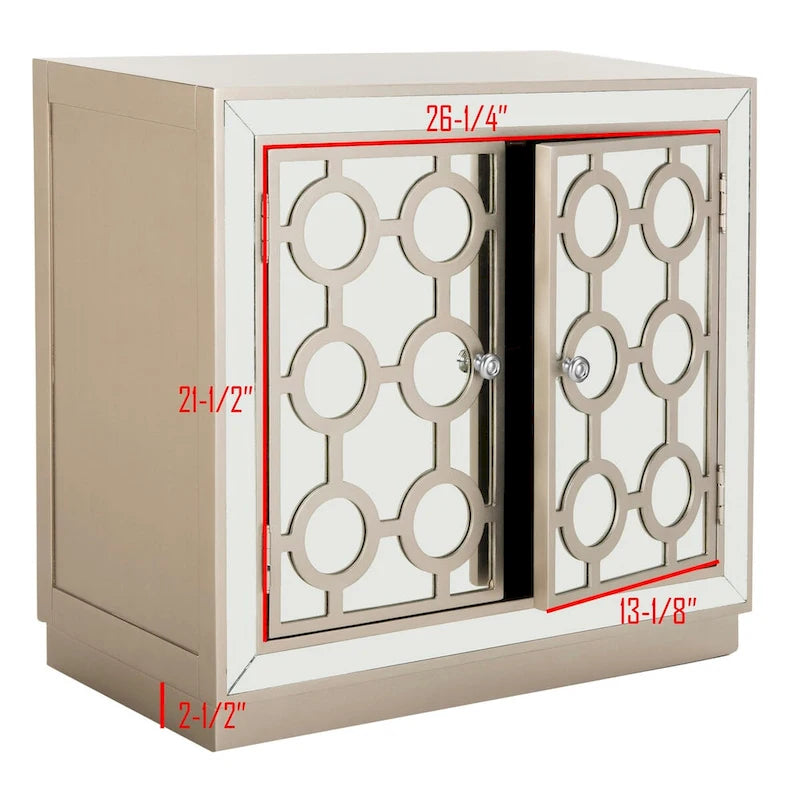 SAFAVIEH Achsah Commode de Rangement 2 Portes - 32Lx16Px29H