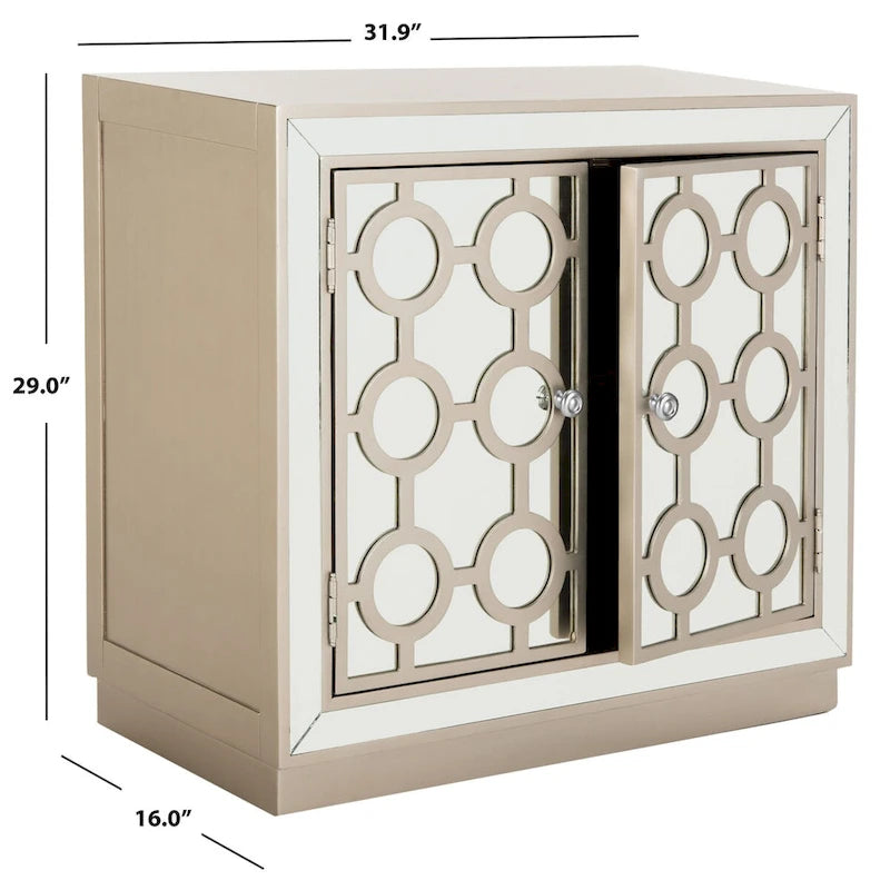 SAFAVIEH Achsah Commode de Rangement 2 Portes - 32Lx16Px29H