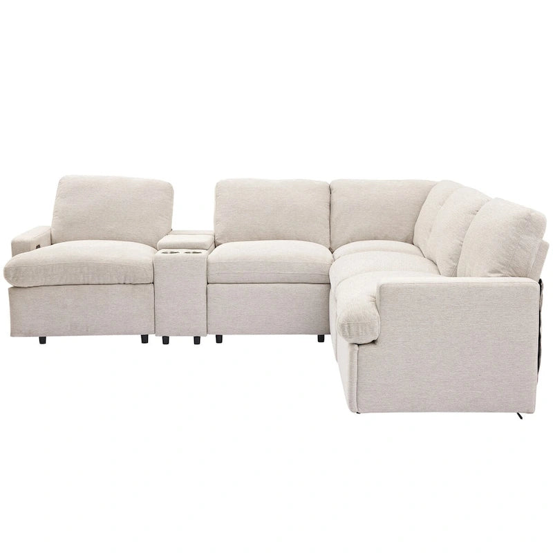 Canapé d'angle inclinable motorisé, canapé inclinable pour cinéma maison