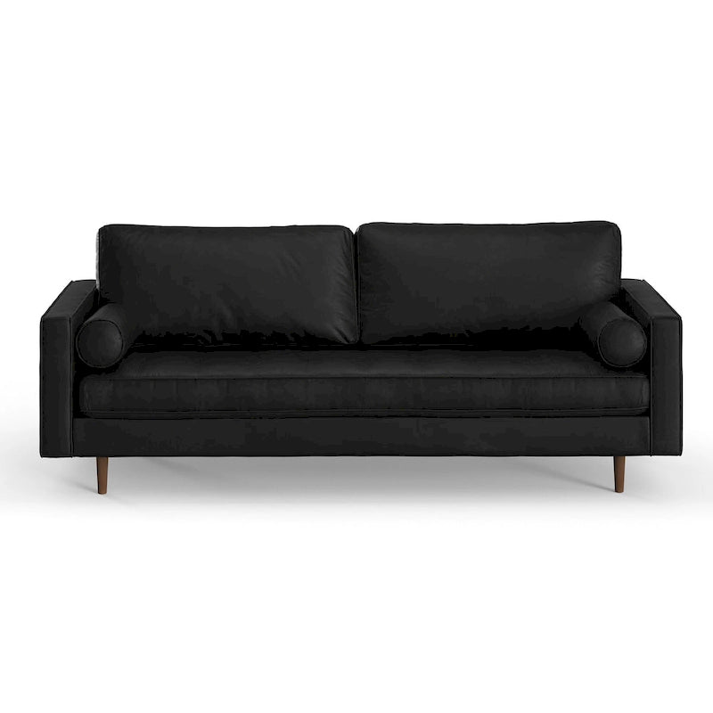 Canapé en cuir véritable Zander