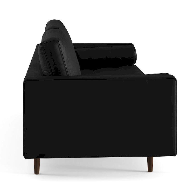 Canapé en cuir véritable Zander