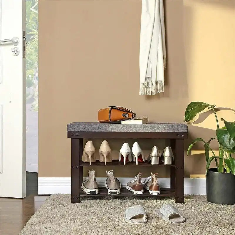 Étagère à chaussures à 3 niveaux - 11,4P x 28L x 19,3H