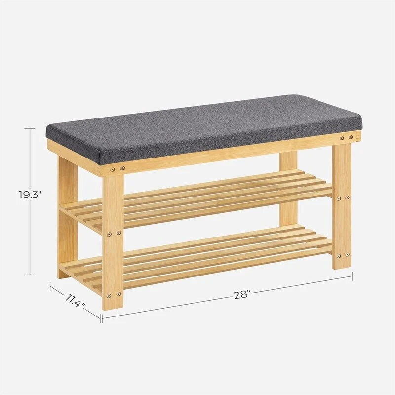 Étagère à chaussures à 3 niveaux - 11,4P x 28L x 19,3H