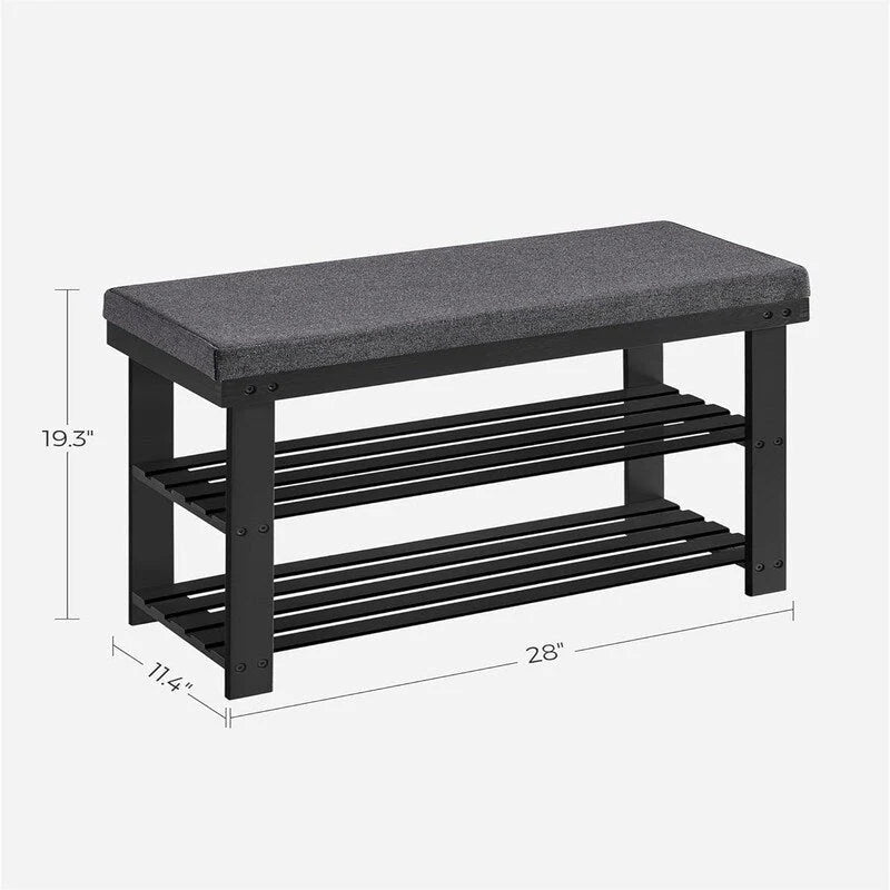 Étagère à chaussures à 3 niveaux - 11,4P x 28L x 19,3H