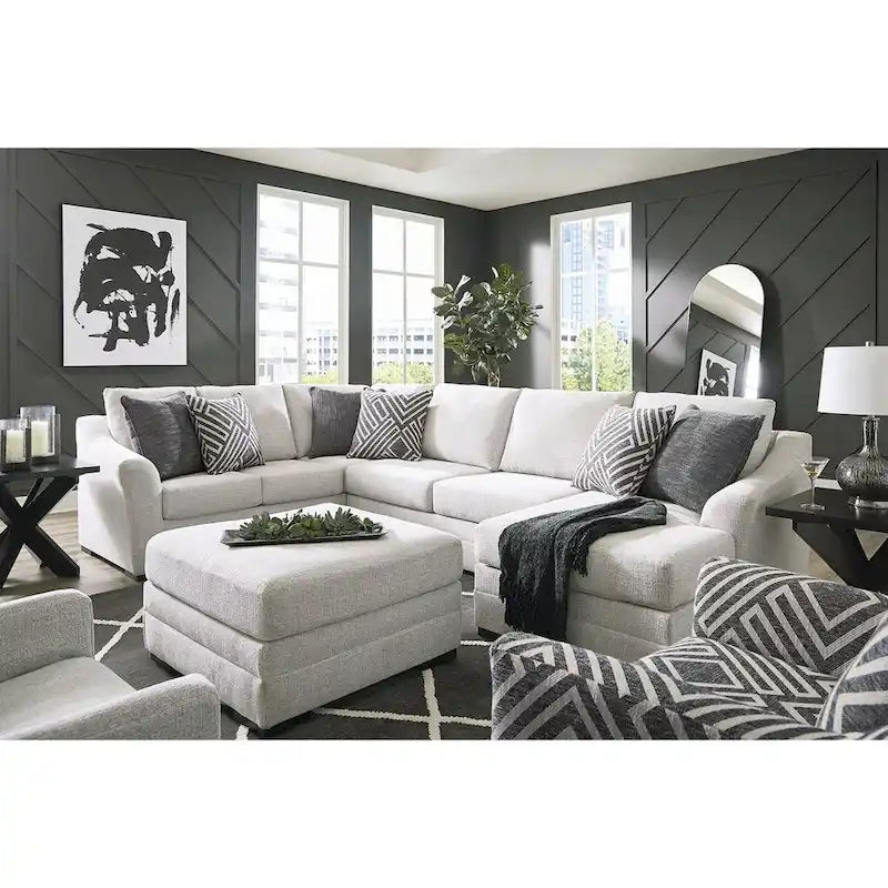 Pouf surdimensionné Koralynn Off White de Signature Design by Ashley