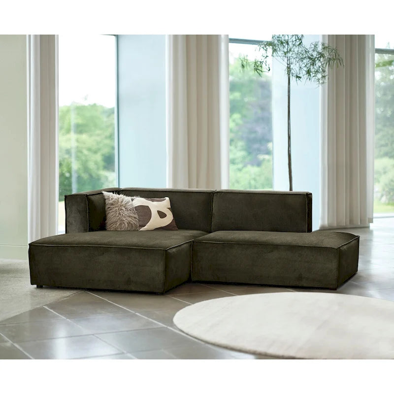Canapé modulaire sectionnel Deep Seat Small Chaise 2 pièces Rye Studio