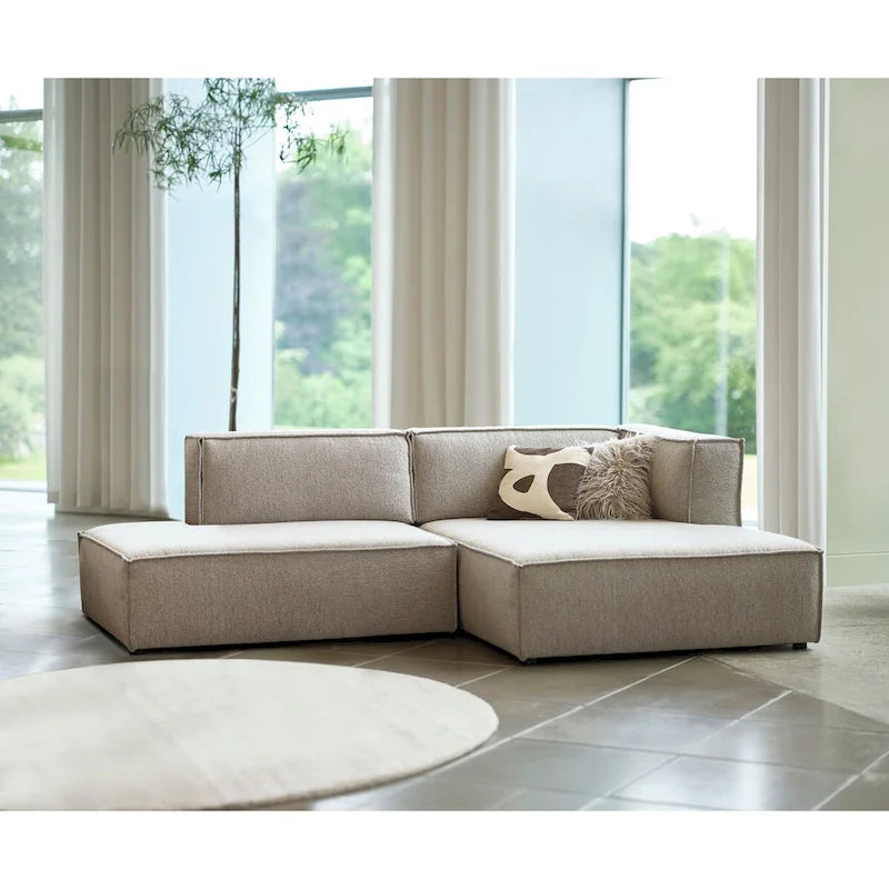 Canapé modulaire sectionnel Deep Seat Small Chaise 2 pièces Rye Studio