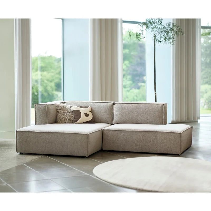 Canapé modulaire sectionnel Deep Seat Small Chaise 2 pièces Rye Studio