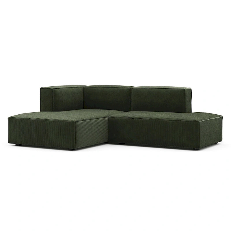 Canapé modulaire sectionnel Deep Seat Small Chaise 2 pièces Rye Studio