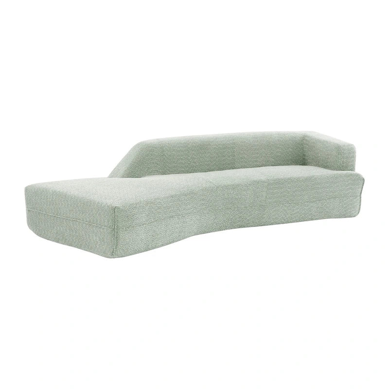 Canapé d'intérieur moderne courbé avec méridienne