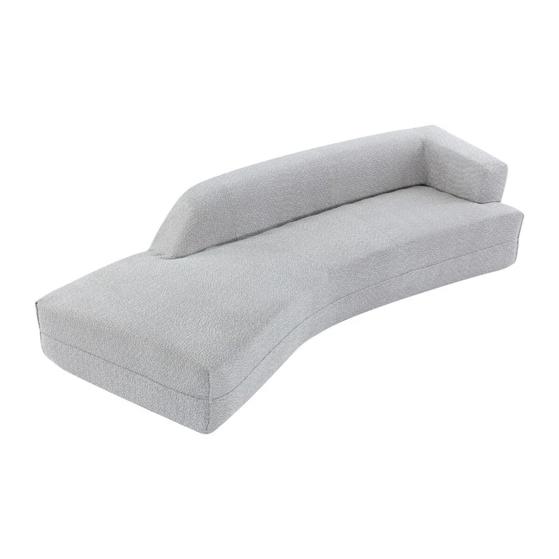 Canapé d'intérieur moderne courbé avec méridienne
