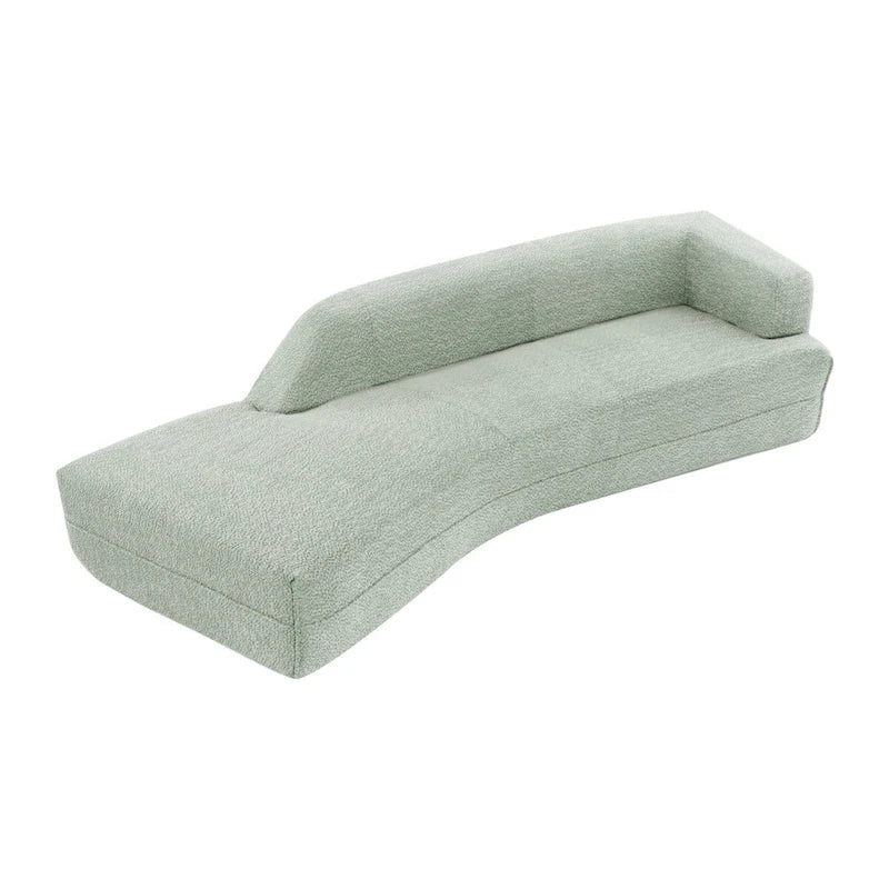 Canapé d'intérieur moderne courbé avec méridienne