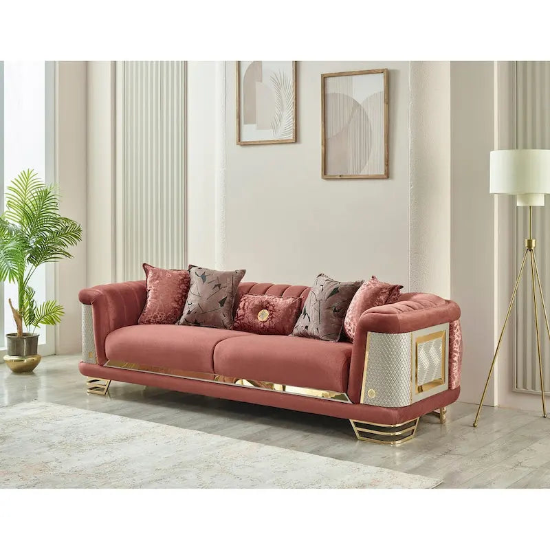 Ensemble de salon Roseau 2 pièces (1 canapé et 1 fauteuil)